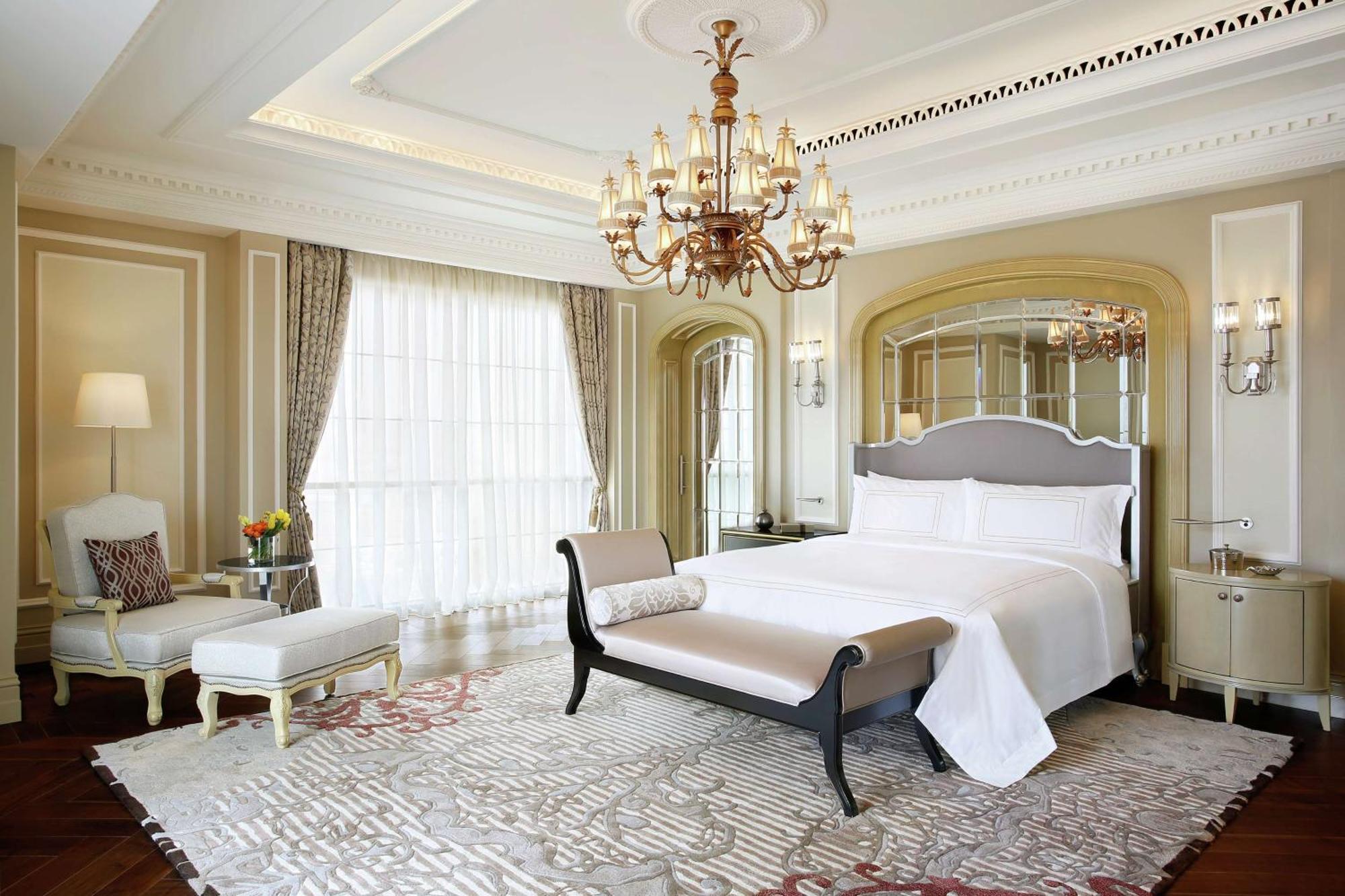 الحبتور بالاس دبي،أحد فنادق ومنتجعات إل إكس آر المظهر الخارجي الصورة A bedroom at the Four Seasons Hotel